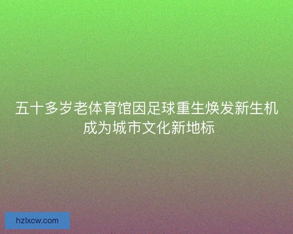 五十多岁老体育馆因足球重生焕发新生机 成为城市文化新地标